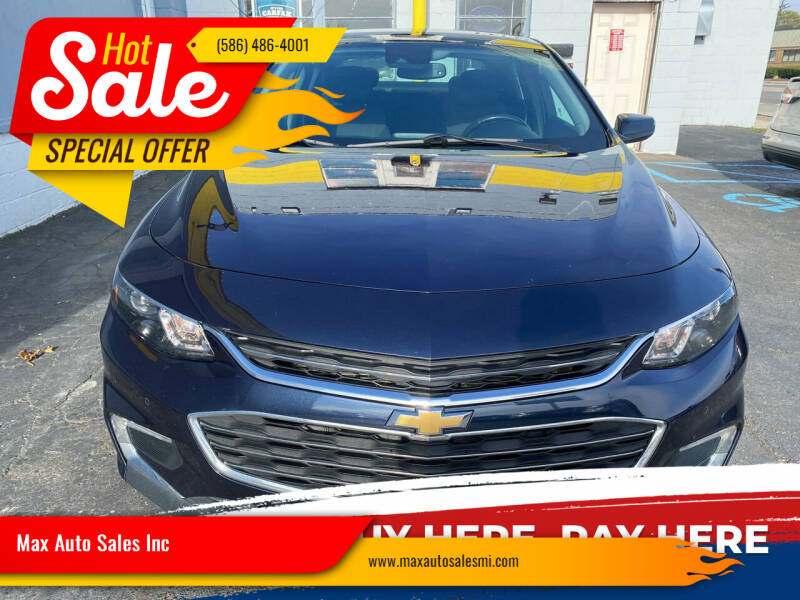 2018 Chevrolet Malibu for sale at Max Auto Sales Inc in Warren MI