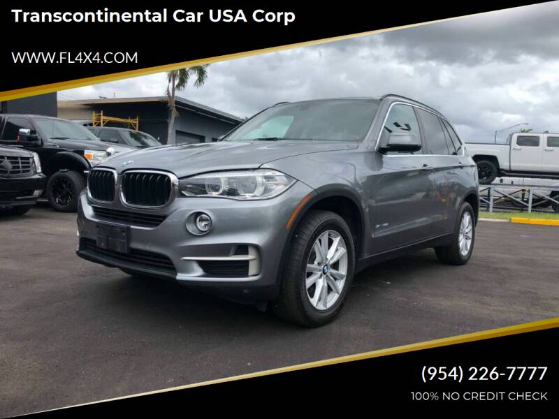 2014 BMW X5 for sale at Transcontinental Car USA Corp in Fort Lauderdale FL