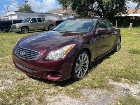 2010 Infiniti G37 Convertible for sale at Amo's Automotive Services in Tampa FL
