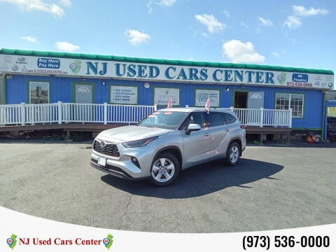 2022 Toyota Highlander for sale at New Jersey Used Cars Center in Irvington NJ