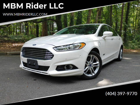 2015 Ford Fusion Energi for sale at MBM Rider LLC in Alpharetta GA