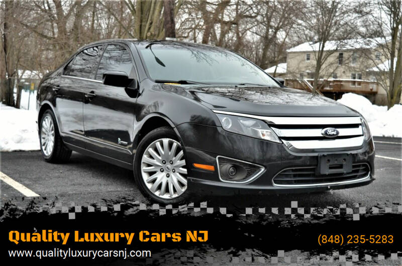 2012 Ford Fusion Hybrid for sale at Quality Luxury Cars NJ in Rahway NJ
