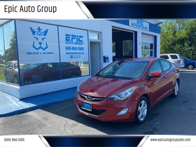 2012 Hyundai Elantra for sale at Epic Auto Group in Pemberton NJ