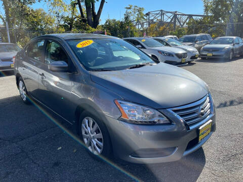 2015 Nissan Sentra for sale at Din Motors in Passaic NJ