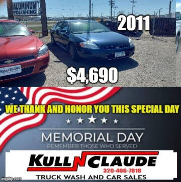 2011 Chevrolet Impala for sale at Kull N Claude Auto Sales in Saint Cloud MN