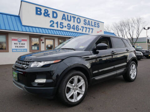 2014 Land Rover Range Rover Evoque for sale at B & D Auto Sales Inc. in Fairless Hills PA