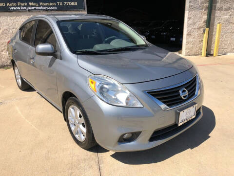 2012 Nissan Versa for sale at KAYALAR MOTORS SUPPORT CENTER in Houston TX