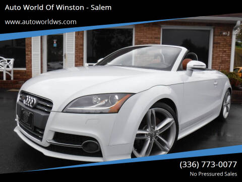 2013 Audi TTS for sale at Auto World Of Winston - Salem in Winston Salem NC