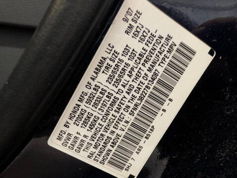 2007 Honda Odyssey LX