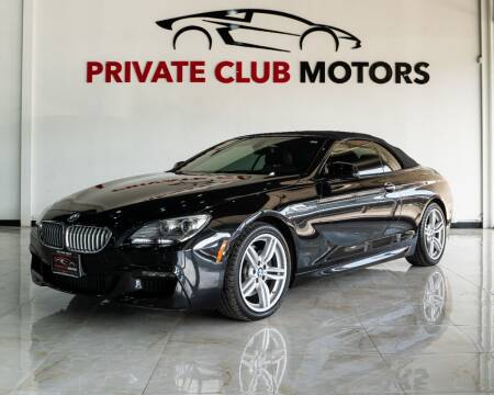 2015 BMW 6 Series for sale at Private Club Motors in Houston TX