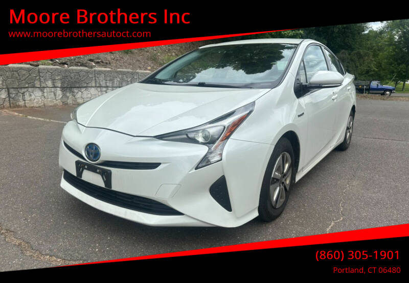 2017 Toyota Prius for sale at Moore Brothers Inc in Portland CT