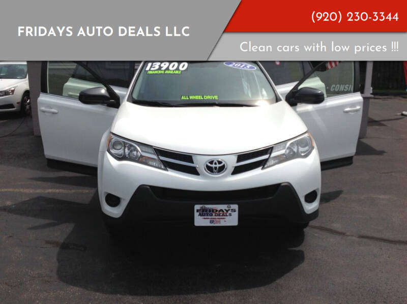2015 Toyota RAV4 for sale at Fridays Auto Deals LLC in Oshkosh WI