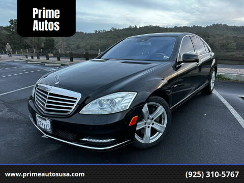 2012 Mercedes-Benz S-Class for sale at Prime Autos in Lafayette CA