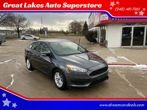 2016 Ford Focus for sale at Great Lakes Auto Superstore in Waterford Township MI