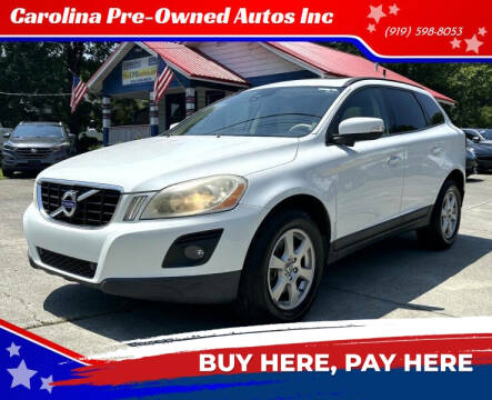 2010 Volvo XC60 for sale at Carolina Pre-Owned Autos Inc in Durham NC