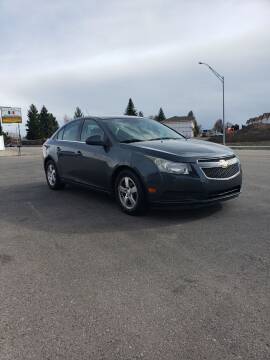 2013 Chevrolet Cruze for sale at BELOW BOOK AUTO SALES in Idaho Falls ID