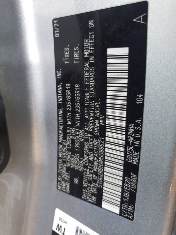 2021 Toyota Highlander XLE