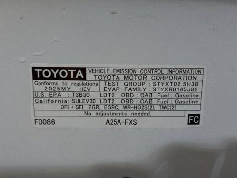 2025 Toyota RAV4 Hybrid LE