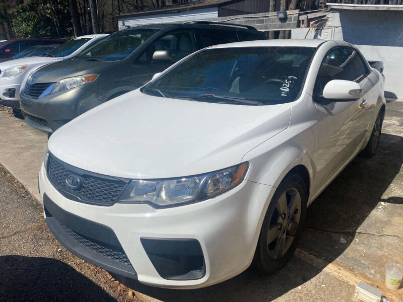 2010 Kia Forte Koup for sale at Knox Bridge Hwy Auto Sales in Canton GA