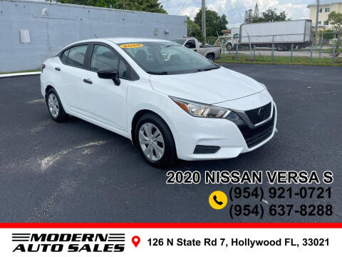 2020 Nissan Versa for sale at Modern Auto Sales in Hollywood FL