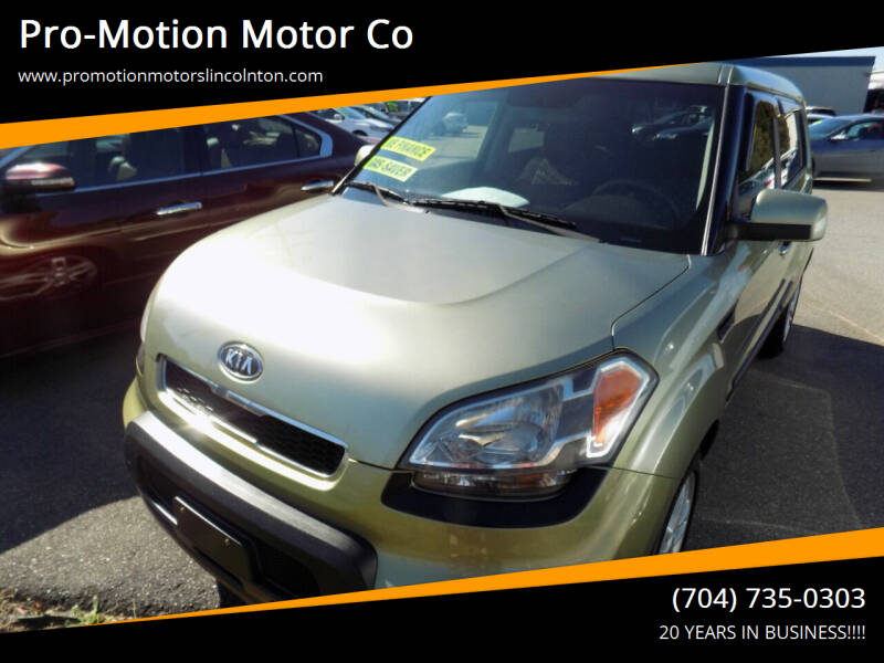 2011 Kia Soul for sale at Pro-Motion Motor Co in Lincolnton NC