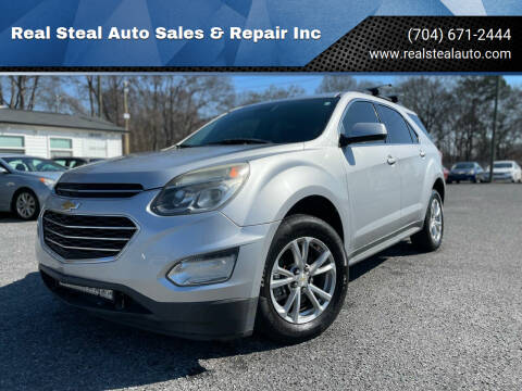 2017 Chevrolet Equinox for sale at Real Steal Auto Sales & Repair Inc in Gastonia NC