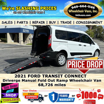 2021 Ford Transit Connect for sale at Wheelchair Vans Inc in Laguna Hills CA