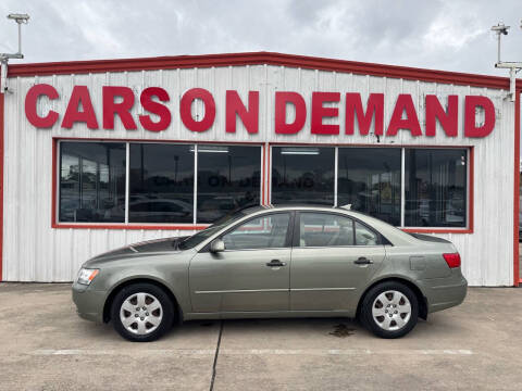 2009 Hyundai Sonata for sale at Cars On Demand 2 in Pasadena TX