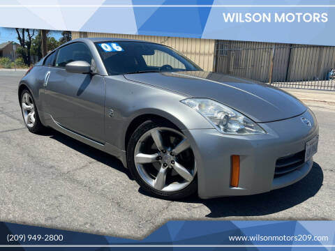 2006 Nissan 350Z for sale at WILSON MOTORS in Stockton CA