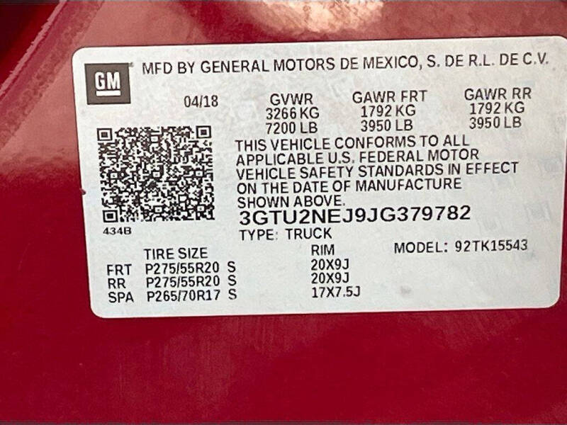 2018 GMC Sierra 1500