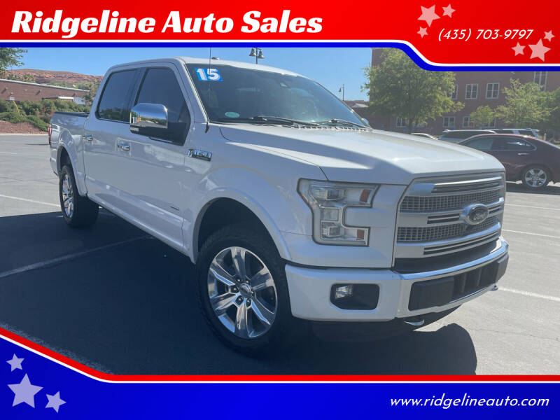 2015 Ford F-150 for sale at Ridgeline Auto Sales in Saint George UT