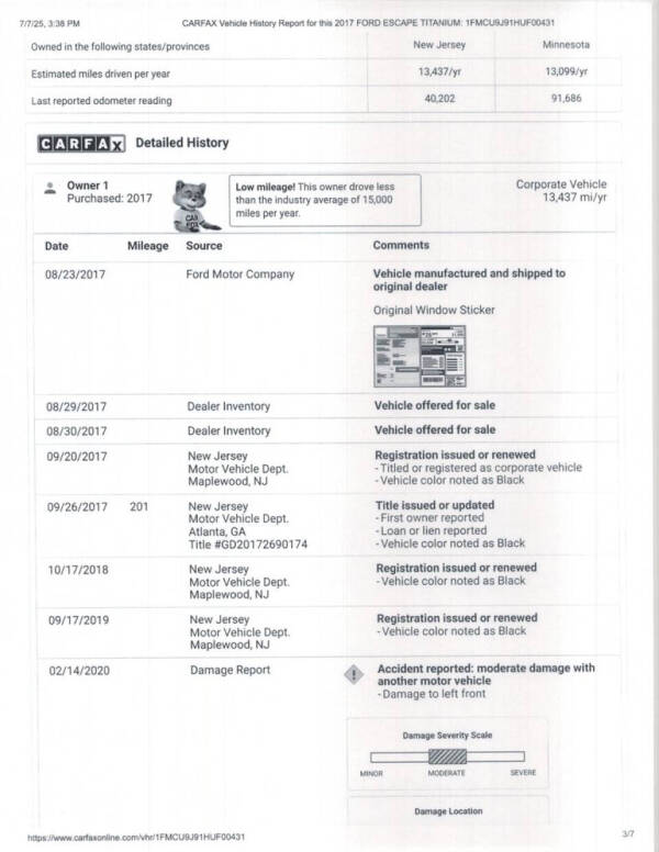 2017 Ford Escape Titanium