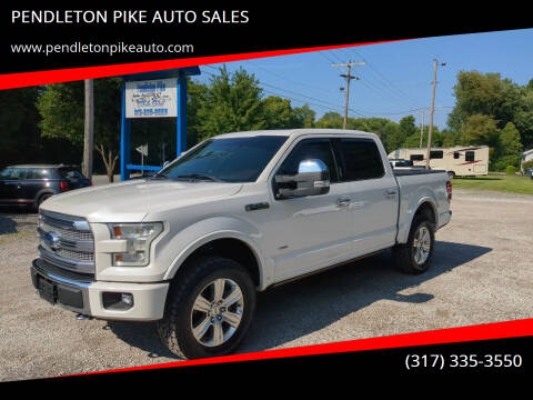 2015 Ford F-150 for sale at PENDLETON PIKE AUTO SALES in Ingalls IN