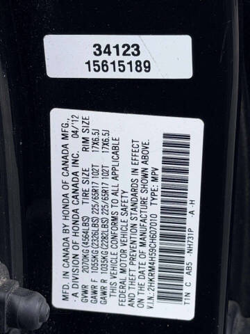 2012 Honda CR-V EX