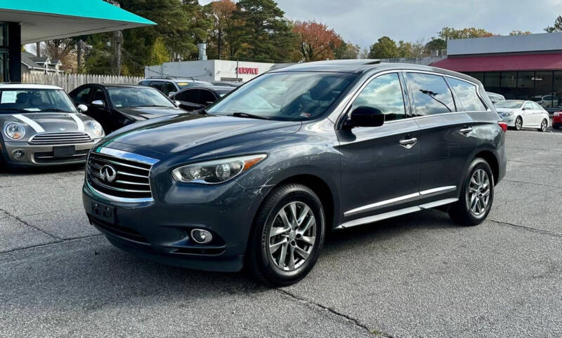 2013 Infiniti JX35 for sale at Galaxy Motors in Norfolk VA