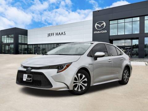 2021 Toyota Corolla Hybrid for sale at JEFF HAAS MAZDA in Houston TX