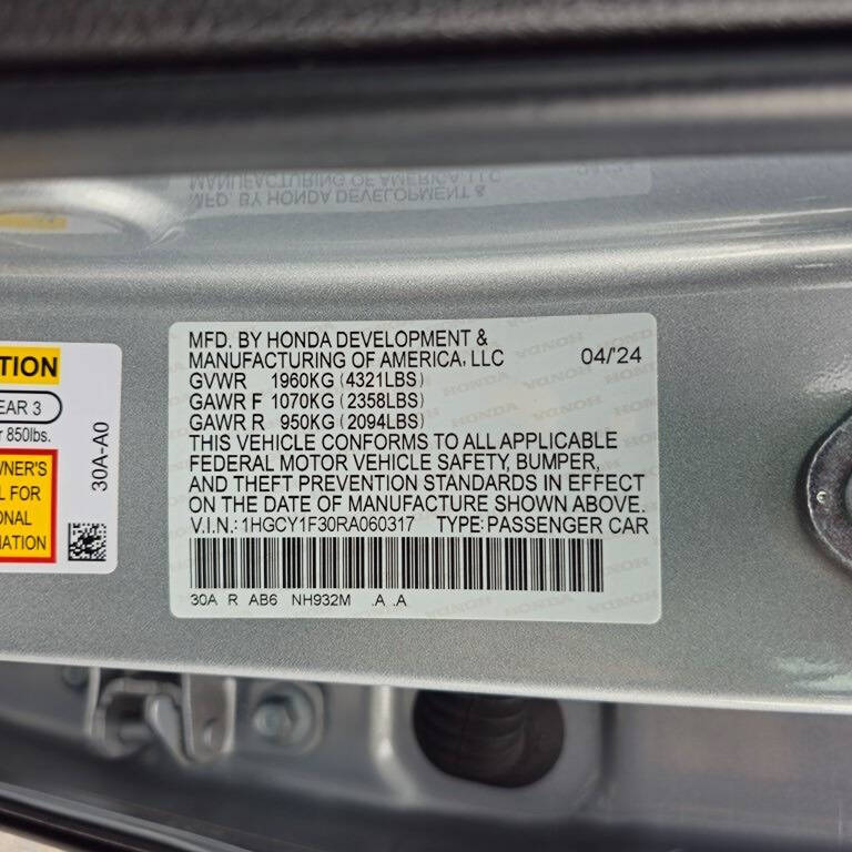 2024 Honda Accord for sale at SouthMotor Miami in Hialeah, FL