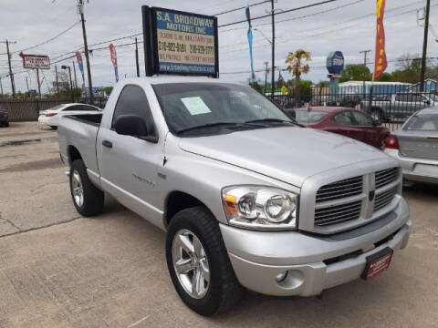2007 Dodge Ram 1500 for sale at S.A. BROADWAY MOTORS INC in San Antonio TX