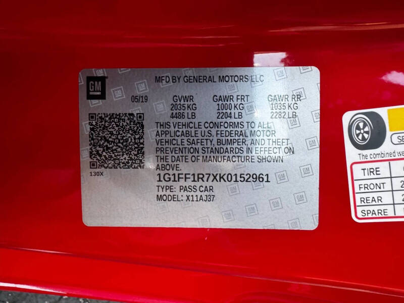 2019 Chevrolet Camaro SS