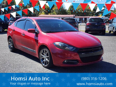 2014 Dodge Dart for sale at Homsi Auto Inc in Kannapolis NC