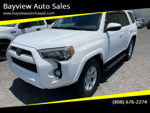 2014 Toyota 4Runner for sale at Bayview Auto Sales in Waipahu HI