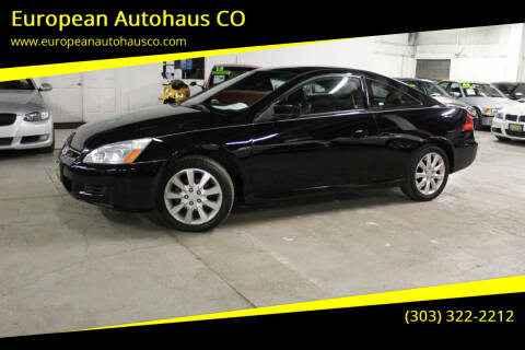 2006 Honda Accord for sale at European Autohaus CO in Denver CO