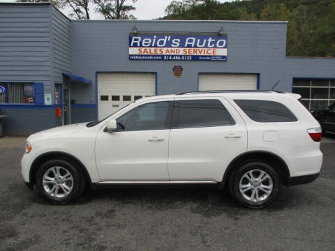 2012 Dodge Durango for sale at Reid's Auto Sales & Service in Emporium PA