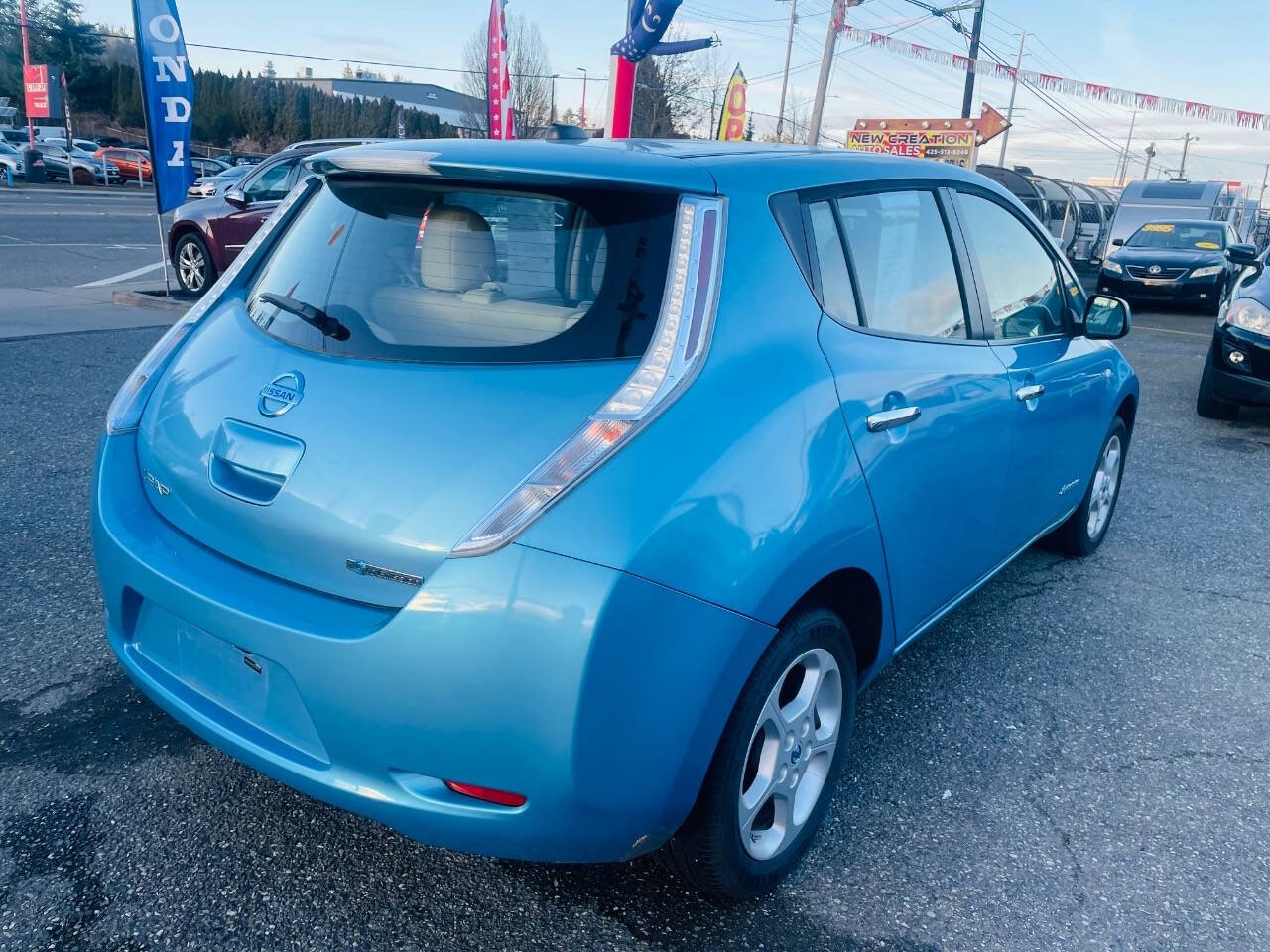 2011 Nissan LEAF for sale at New Creation Auto Sales in Everett, WA