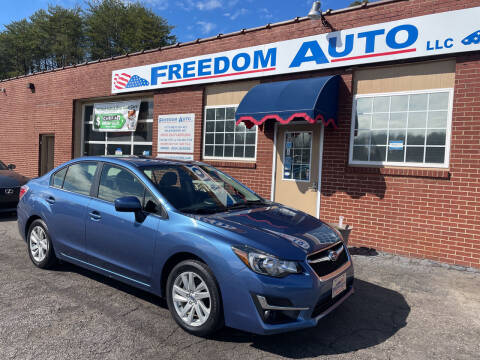 2016 Subaru Impreza for sale at FREEDOM AUTO LLC in Wilkesboro NC