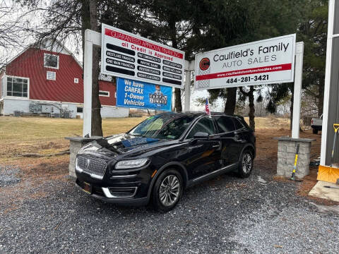 2020 Lincoln Nautilus for sale at Caulfields Family Auto Sales in Bath PA