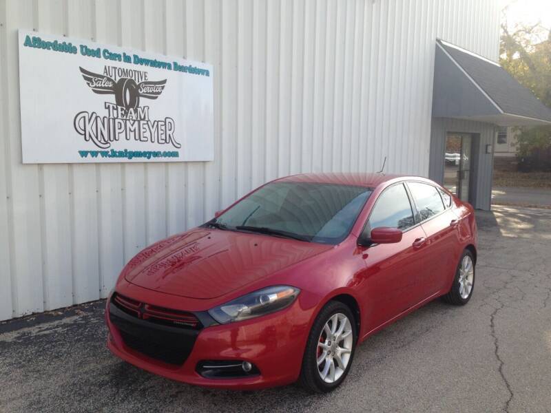 2013 Dodge Dart for sale at Team Knipmeyer in Beardstown IL