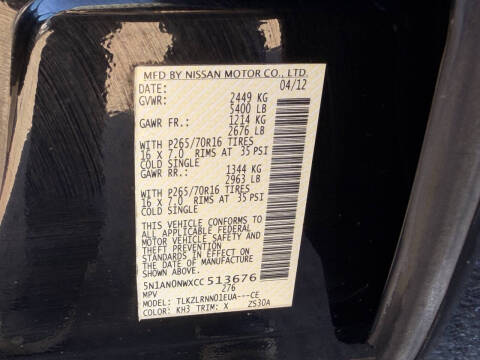 2012 Nissan Xterra X