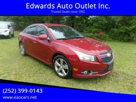 2012 Chevrolet Cruze for sale at Edwards Auto Outlet Inc. in Wilson NC