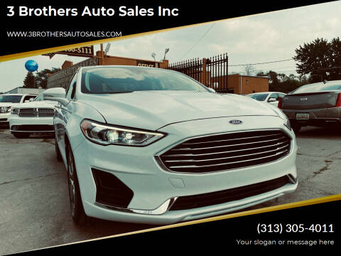 2020 Ford Fusion for sale at 3 Brothers Auto Sales Inc in Detroit MI